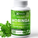 Moringa Kapsler er 124; 300 Kapsler er 124; Moringa Oleifera er 124; 10,000mg er 124; 100% Pure & Natural Measures 124; Non- GMO og Gluten Free Supplements 124; Complete Green Superfood Measures 124; Moringa Leaf Extract Powder