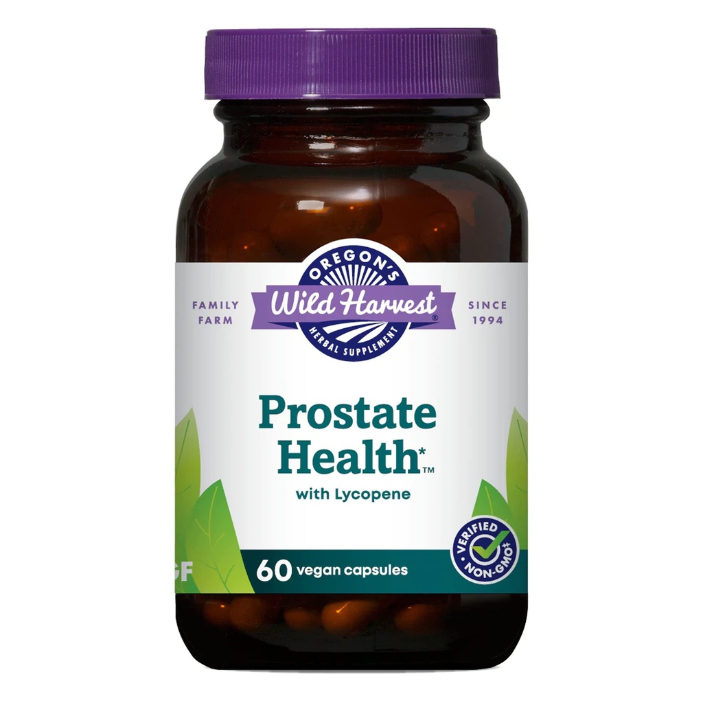 Oregon 's Wild Harvest Prostate Health ™ med Lycopene kapsler, 60 Greve