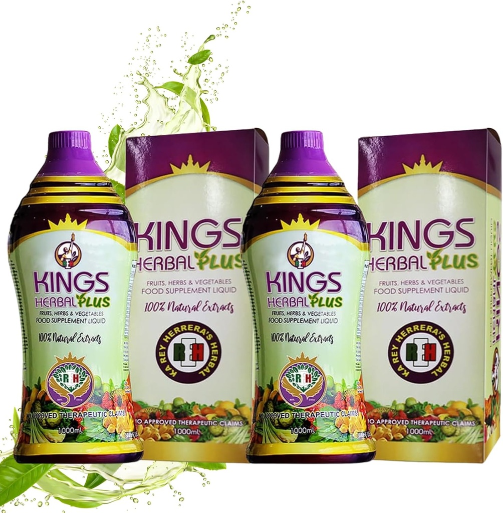 Plus fødevarer supplement 1000ml, frugter, urter og vegetabilsk fusion (2 flasker)