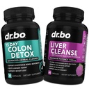 Colon & Liver Cleanse Detox Support Supplement - 15 Day Intestinal Cleanse Pills & Probiotic for Bloating & Daily Constipation Relief - Milk Thistle Dandelion Caps & Aid Gallbladder Supplements
