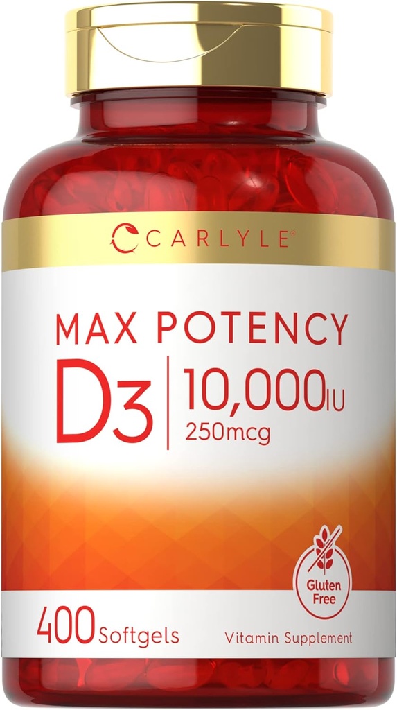Carlyle D-vitamin 10000 IE 400 Softgels