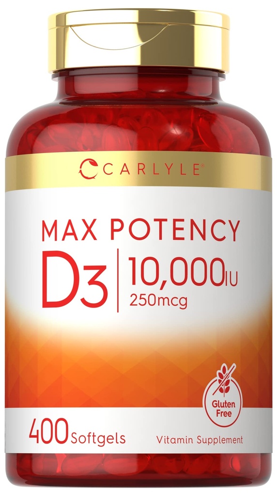 Carlyle D-vitamin 10000 IE 400 Softgels