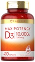 Carlyle D-vitamin 10000 IE 400 Softgels
