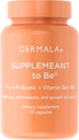 Dermala # FOBO SUPPLEMEANT to be Acne Supplement # 124; Alle naturlige daglige Prebiotika Probiotika Vitaminer Hud Mix med Zink124; Forbedre Clear Blemish- Free Radiant Skin gennem balancering Gut sundhed