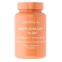 Dermala # FOBO SUPPLEMEANT to be Acne Supplement # 124; Alle naturlige daglige Prebiotika Probiotika Vitaminer Hud Mix med Zink124; Forbedre Clear Blemish- Free Radiant Skin gennem balancering Gut sundhed