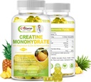 Sugar- Free Creatin monohydrat til mænd og kvinder, Creatin monohydrat kompleks tillæg med Magnesium & Zink & Ashwagandha, for muskel vækst & styrke, energi, Pre Workout supplement