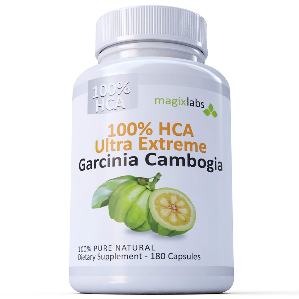 100% HCA Ultra Extreme Garcinia Cambogia Extract - 100% Pure All Natural - Den ultimative hurtig handling supplement