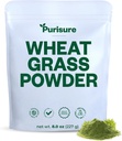 Fritid Wheatgrass Powder, 8oz, Hvede Grass Powder, Green Superfood til Salater, Smoothie og Shakes, Superfood Powder Rich in Immunity Vitaminer, Fiber and Minerals, 76 Serveringer