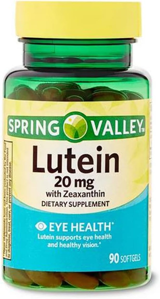 Lutein med Zeaxnthin Kosttilskud, 20 mg, 90 Tælling