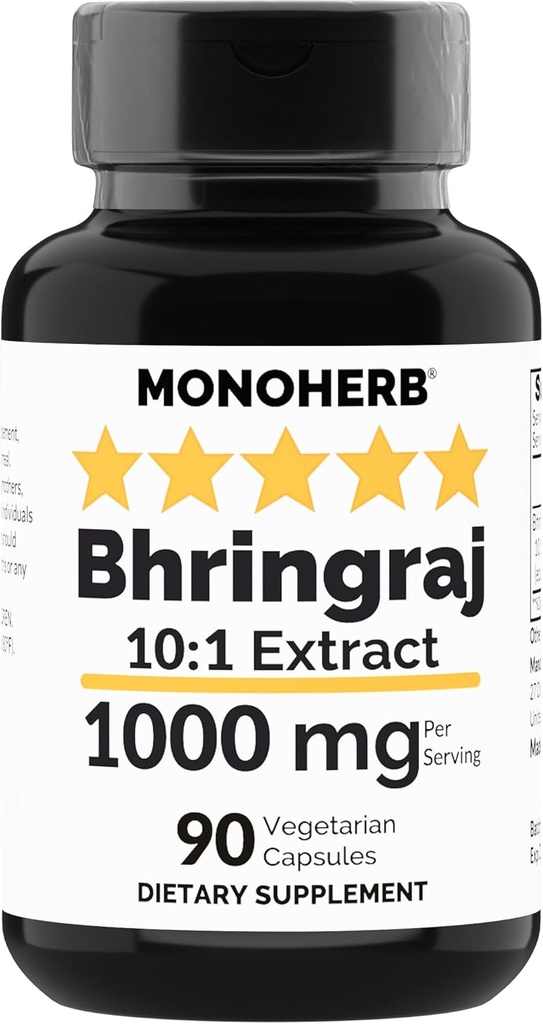 MONOHERB Bhringraj Extract 1000 mg - 90 Vegetariske kapsler
