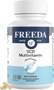 FREEDA SCD Multivitamin - Dagligt multivitamin supplement til mænd og kvinder - Vegan, Gluten- Free, SCD Legal - Kosher Certified Voksen Vitaminer - Specifikt Kulhydrat Diet Friendly - 180 Kapsler