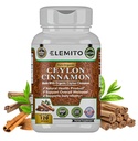Ceylon kanel kapsler, energi, hjerte og stofskifte support, Certificeret Organisk Cylon kanel piller, non-GMO, Vegan, Gluten- fri - 120 kapsler