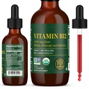 Global Healing Center - Vitamin B12 Sublingual 5000 MCG Organic Liquid Supplement, Methylcobalamin, Adenosylcobalamin, Hydroxo Long- Long- Lasting Energy and Sund Metabolisme - Vegan B12 Vitamin (1 Oz)