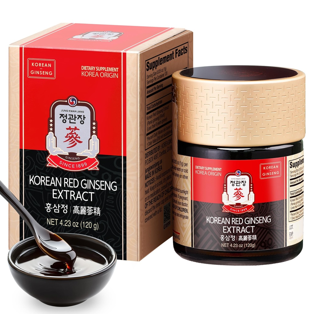 CheongKwanJang KGC [Koreansk rød Ginseng koncentreret ekstrakt 120g] 100% 6-Year-Gammel Premium Koreansk Ginseng Rødder, immunsystemet Booster, Energy Stamina, Antioxidanter sund hukommelse, blodcirkulation
