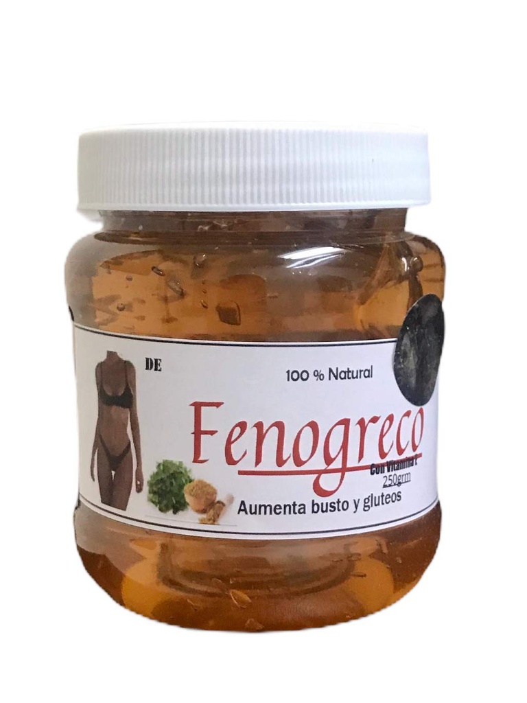 Gel De Fenogreco, Aumenta Bustos y Gluteos, Quema Grasa de Manera 100% Natural / Fenogreco Gel Burns Fat, Øger Bryster og Butt vækst med naturlige ingredienser. Dist By Alebrije Import