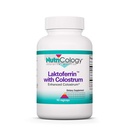Nutricology Laktoferrin med Colostrum Supplement - Lactoferrin, Bovine Colostrum, Immunoglobulin, Lysozyme, IgG, IGA, IgM, Vegetabilske kapsler - 90 Greve