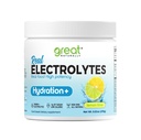 Elektrolyter Powder Hydration - 124; Real Food High Potency - 124; Lemon Lime - 30 Servering - 124; High Potency - Elektrolyte Powder - 124; Hydration Drink Mix - 124; Elektrolyt - tillæg med kalium Magnesium Calcium
