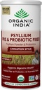 ORGANISK INDIA Psyllium Husk Pulver - Pre & Probiotic Fiber Supplement, Organic Psyllium Husk Fiber Supplement med hel Psyllium Husk, USDA Certificeret Organic, Vegan, Gluten Free - Kanel, 10 Oz