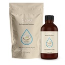 C- 60 MCT - 4oz -99,9% Pure C- 60 i Økologisk Ekstra Jomfru MCT Oil - 100% Solvent Free - 108 mg Aktiv C60 - Glaskolbe - Carbon 60