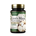 Bygget af Nature Lions Mane 10,000mg - Ekstra styrke Mushroom supplement til Nootrop Brain Support - Fokus, Hukommelse og Kognitiv funktion - Non-GMO, Gluten- Free, Vegan - 60 Kapsler