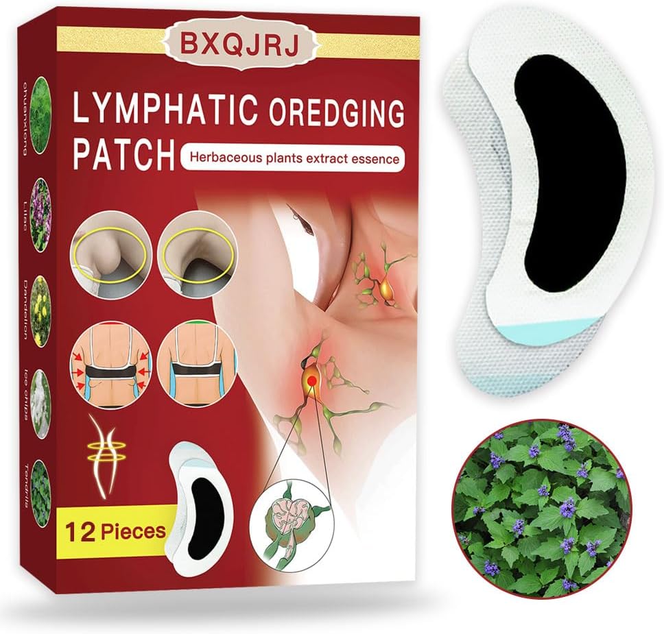 Herbal Lymph Nodes Patch, Lymporous Drainage Patch, Herbal Lymph Care Patch, Neck Lymph Node Patch til mænd og kvinder