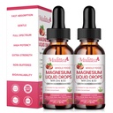 Magnesium Glycinat Flydende, høj potens Magnesium Glycinat, Citrat, Sukker fri Vegansk Non- GMO Complex Supplement Promoes Nerv, Afslapning, Muskel, Søvnstøtte *
