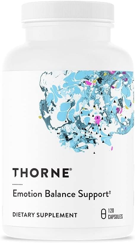 THORNE - Emotion Balance Support (Tidligere Deproloft- HF) - Botanisk supplement til positionsevne og stress management * - 120 kapsler