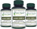 Alger, Fucoidan, Blue Green Algae, Kelp, Bladderwrack, Chlorella, Spirulina, Irish Moss, Dulse, 90 VCs, High Absorbable, Non- GMO, Gluten- Free (Pack of 3)