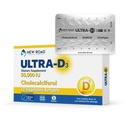 New Road Health Supply, High- Potency Vitamin D3 50.000 IE, Once- Weekly Softgel, Suppports Bone, Tænder og immunforsvar, Easy- to- Swallow, Gluten- Free, 12 Greve