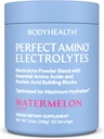BodyHealth PerfectAmino Electrolytes Powder No Sugar, Keto Sugar Free Fasting Electrolytes Drink Mix, Hydration Powder with Trace Minerals - Watermelon - 30 Servere