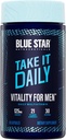 Blå stjerne Nutracatives Vitality for Mænd - Multivitamin & Mineral Formel for Mænd, der Træning, w / Ashwagandha og B-Vitamin - Energi Du vil bemærke - 90 Veggie Kapsler
