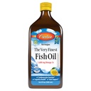 Carlson - The Very Finest Fish Oil, 1600 mg Omega- 3s, Liquid Supplement, Norwegian, Wild- Fanget, Sustainable Sourced, Lemon, 16,9 Fl Oz