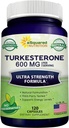 aSquared Nutrition Turkesteron Supplement 600mg - 120 Kapsler - Ajuga Turkestanica Extract Powder - Turkesterone Supplement Complex Pills - Naturlig formering