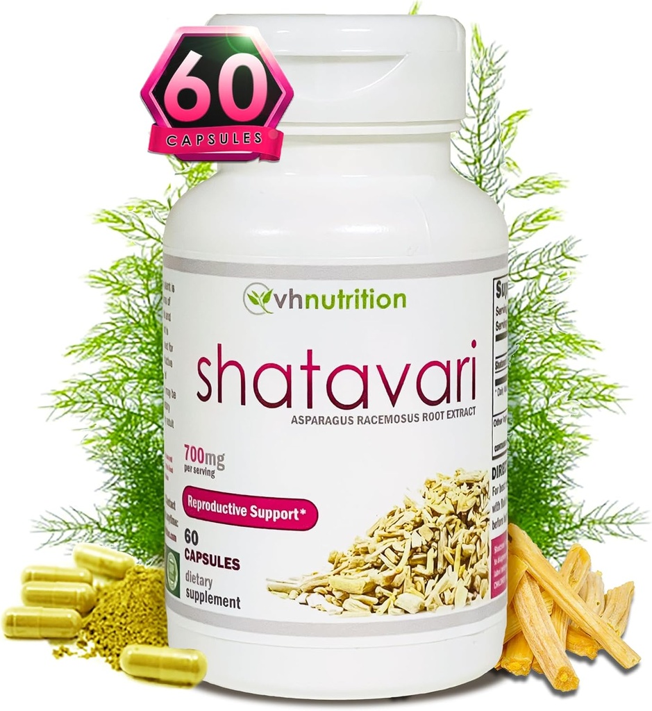 VH Nutrition SHATAVARI Note 124; 700mg Asparagus Racemosus Extract