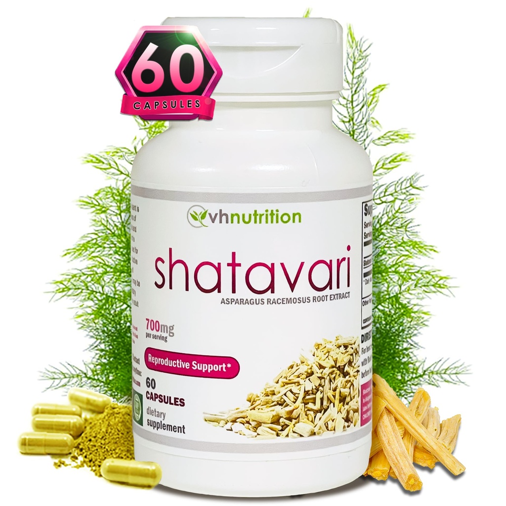 VH Nutrition SHATAVARI Note 124; 700mg Asparagus Racemosus Extract