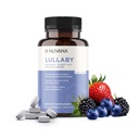 Lullaby Mex124; Gentle Kids Natural Sleep Aid Mex124; Pediatrician Anbefalet 124; Lækker lav dosis Melatonin & Non- Habit Forming Mixed Berry Chewable Tablets Mex124; med Kamille, Magnesium for Kids 3 +