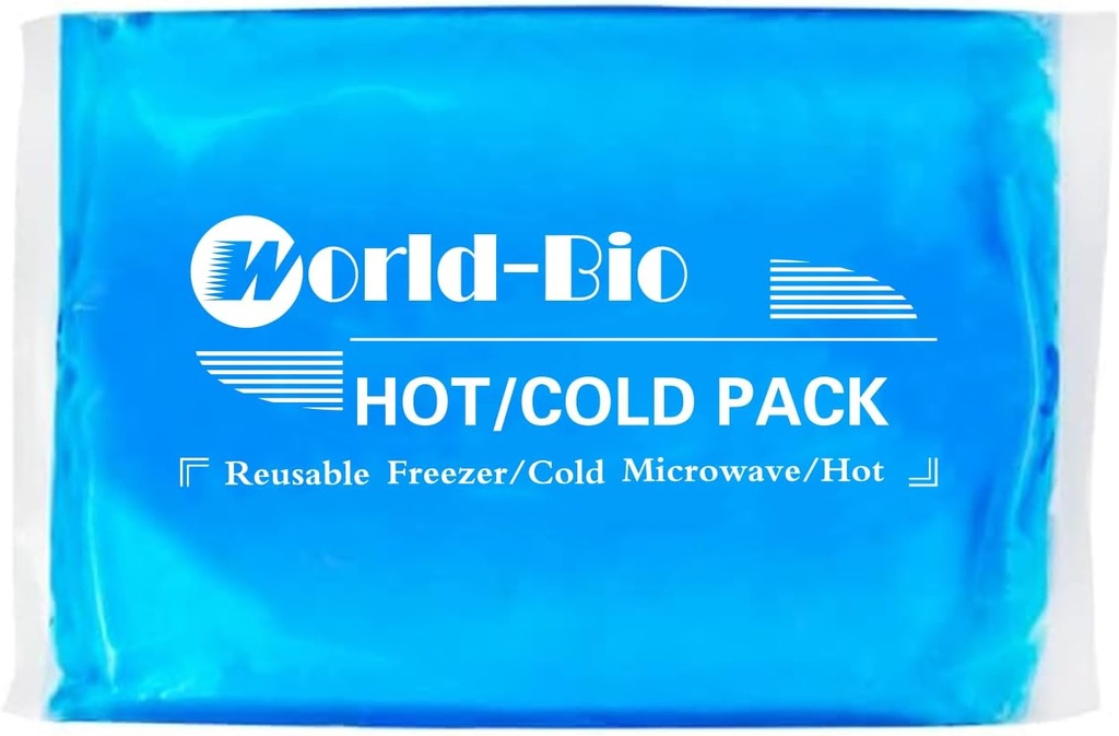 Store isposer til skader Genanvendelige Gel (8.3 "× 12.4"), Fleksibel kold pakke til smertelindring, varm / kold komprimerbehandling Gel Freezer pakke til skulder, ryg, ben, knæe, kirurgi, hævelse, inflammation