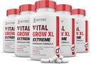 (5 Pack) Vital Grow XL ekstreme piller 1600MG Premium formel Proprietary Blend til mænd sundhed 300 kapsler