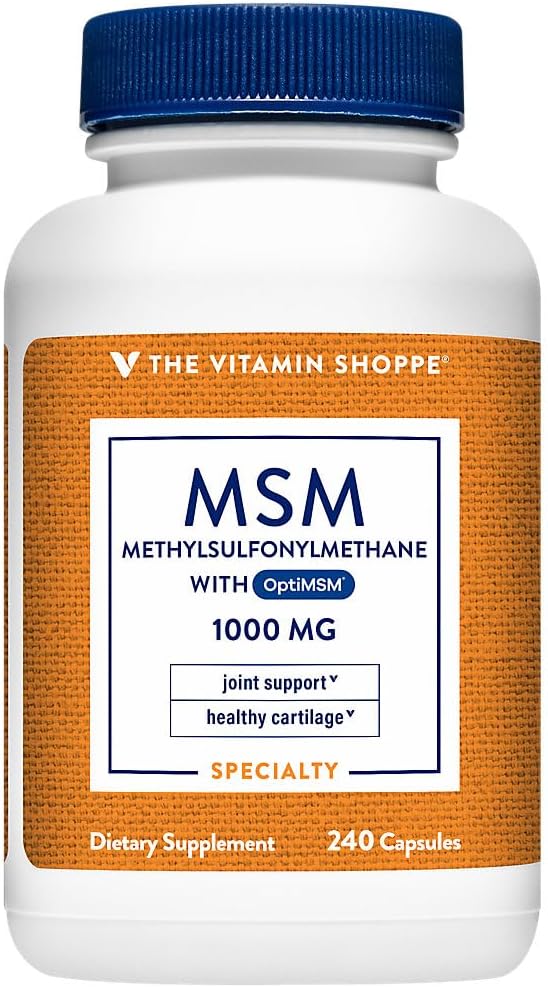 Vitamin Shoppe MSM 1000 MG (240 kapsler)