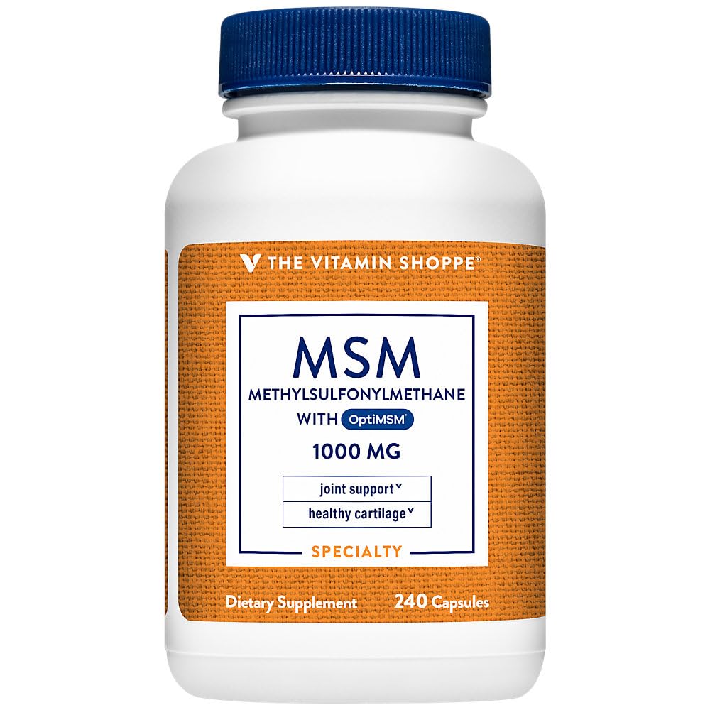Vitamin Shoppe MSM 1000 MG (240 kapsler)