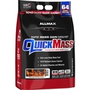ALLMAX QUICKMASS, Cookies & Cream - 10 LB - Rapid Mass Gain Catalyst - Op til 64 Gram Protein Per Servering - 3: 1 Carb til Protein Ratio - Zero Trans Fat - Op til 70 Servere