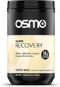 Osmo Nutrition Rapid Recovery Mix 124; Whey isolere & Micellar Casein pulveriseret drik 124; Accelererer Glycogen Restaurering Measures 124; Aktiverer Muskel Reparation Measurement 124; Vanilla Measurement 124; Alle naturlige ingredienser Measurement 124; 14 Servering