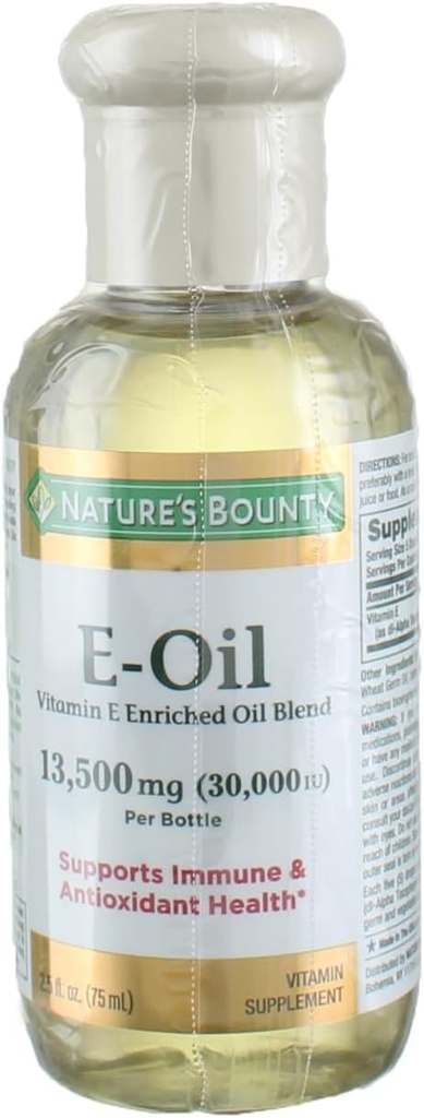 Naturens Bounty E Oil 30, 000iu, 2,5 Fl. Oz