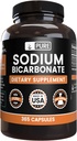 Pure Original Ingredienser Natriumbicarbonat (365 kapsler) Ingen Magnesium eller Rice Fillers, Altid Pure, Lab Verified