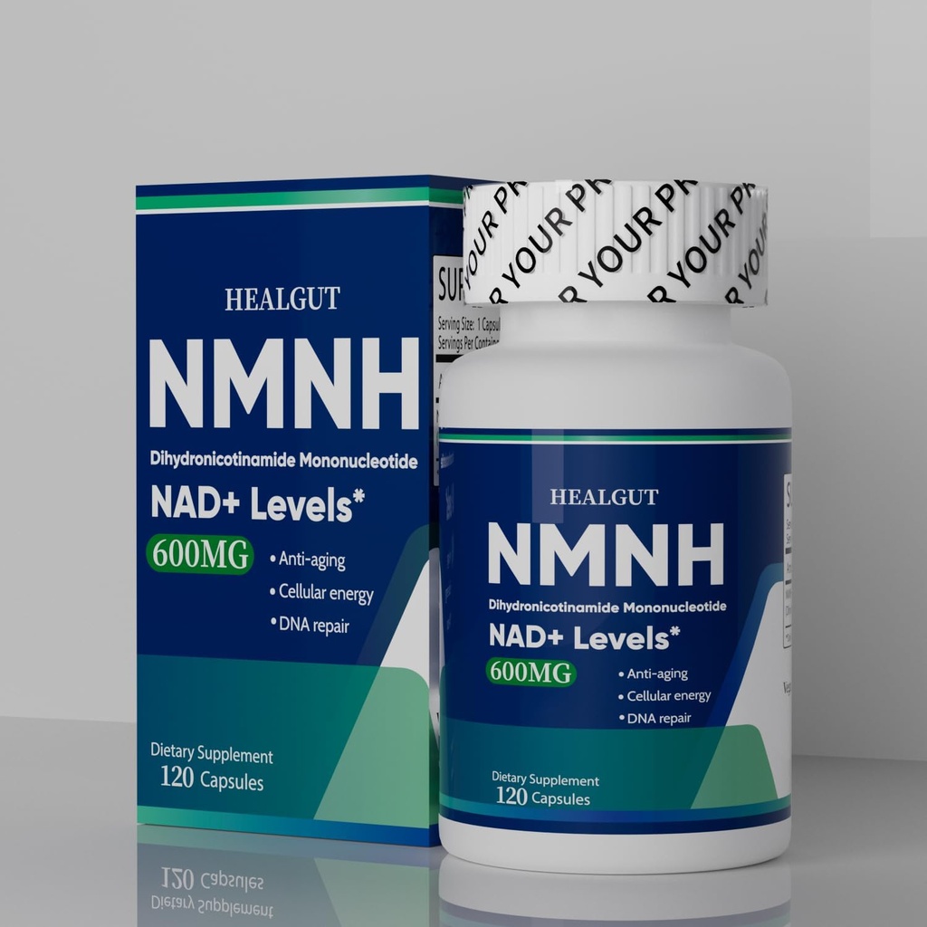 NMNH supplement til Boost NAD + Niveauer - Liposome Kapsler 120 Servering til anti-aging kvinder