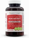 Secrets of the Tribe - Vein Secret, Vein Tonnig Formel, Herbal Supplement Blend (120 kapsler)