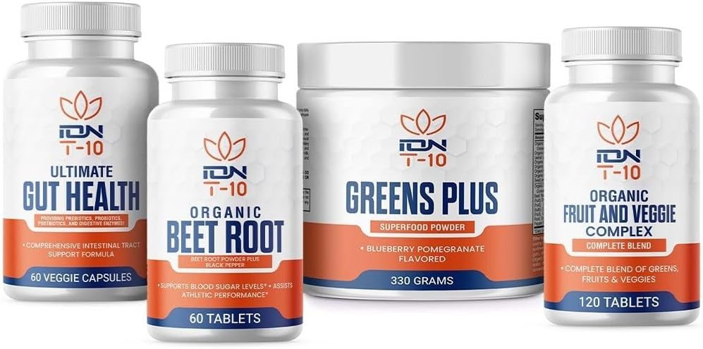 Gut Health, Beet Root, Green Plus, Organic Fruit & Veggie