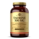 Solgar Taurine 500 mg, 250 Vegetabilske kapsler - Antioxidant - Hjerne Sundhed - Aminosyre - Vegan, Gluten Free, Dairy Free, Kosher - 250 Servere