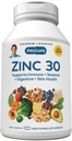 ANDREW LESSMAN Zinc 30mg - 360 Capsules - Highly absorbable Zinc Citrate. Supports Immune, Skeletal, Digestive and Skin Health. Small Easy to Swallow Capsules. No Additives