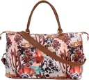 Weekender taske duffle taske til kvinder store rejse Tote Bag Overnight Weekend tasker med skulderrem Cow Leopard Atzec...